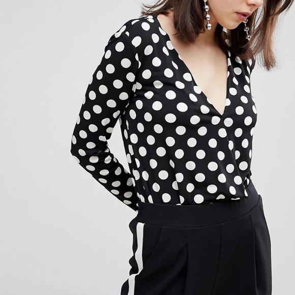stradivarius Tops - ❤️🏷️ 5 for 25 ❤️🏷️ Stradivarius bodysuit polka dots